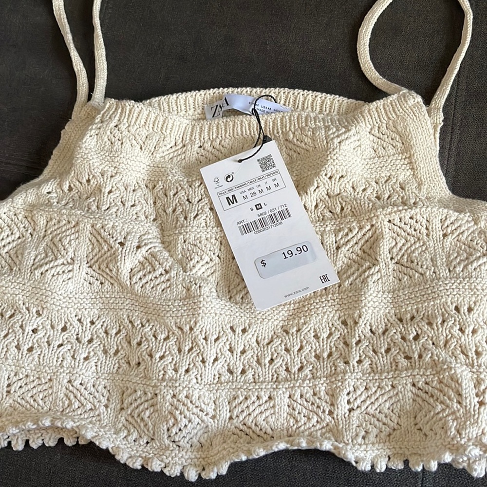 Zara knit top